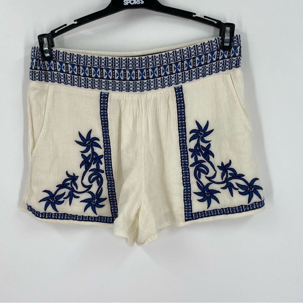 Lucky Brand Women’s Elastic Waist Embroidered Short size XS